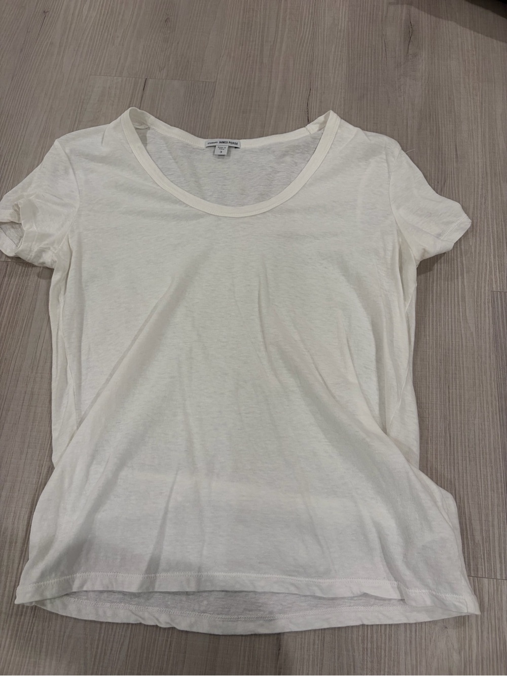 James Perse women’s white tee